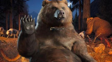 Recruit a Bear in Far Cry 5 Named Cheeseburger