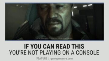 Fonts in console games are too darn small