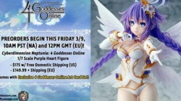 “Cyberdimension Neptunia: 4 Goddesses Online” gets a 1/7 scale purple heart figure