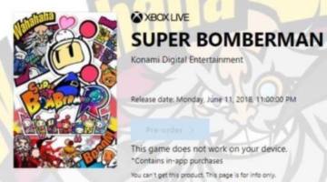 “Super Bomberman R” Listing Appears on Xbox Games Store