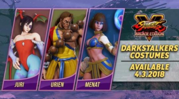 Street Fighter V to Receive Darkstalkers Skin’s for Select Fighters