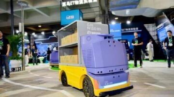 Alibaba has a driverless delivery robot that brings packages to your door