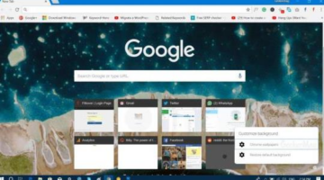 How to Change New Tab Page Packground in Chrome