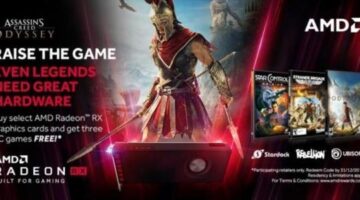 AMD offers three free games with Radeon RX Vega, 580 or 570 purchases