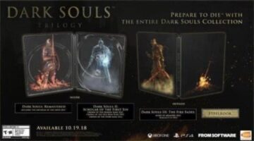 Amazon opens preorders for Dark Souls Trilogy Steelbook on PS4 and Xbox One