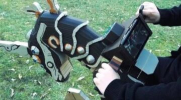 Someone Made a Life-Size Zelda Motorcycle with Nintendo Labo