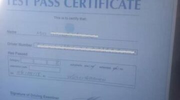 Passed First Time – Adriving School of Motoring