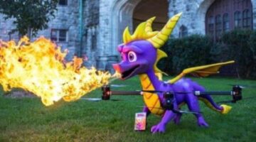 Spyro Drone Delivering Snoop Dogg the First Copy of Reignited Trilogy