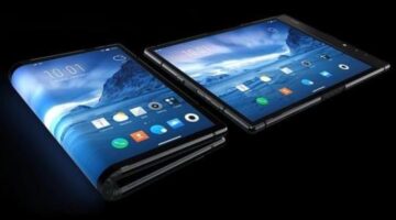 Futuristic handset with a foldable screen is unveiled in China
