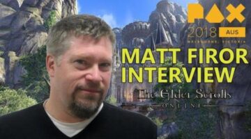 Matt Firor Developer Interview | The Elder Scrolls Online | PAX Australia 2018