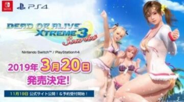 Dead or Alive Xtreme 3: Scarlet Announced for PS4 & Switch