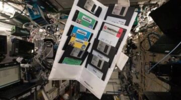 The International Space Station is full of floppy disks