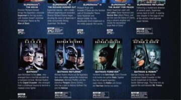 53% Off Batman & Superman 9-Film Blu-Ray Set