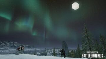 PUBG adds snowbikes, canted sights and northern lights on PC