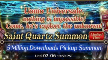 Fate/Grand Order Celebrates 5 Million Downloads with new Campaign
