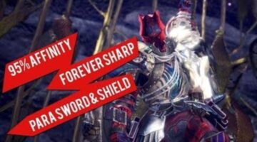 The 95% Affinity Forever Sharp Paralysis Sword & Shield – Monster Hunter World Builds