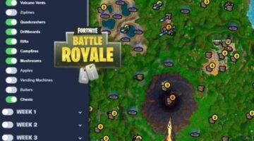 Interactive Fortnite Season 8 Map Shows Every Spawn Location