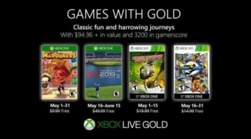 Xbox Live Games With Gold For May 2019