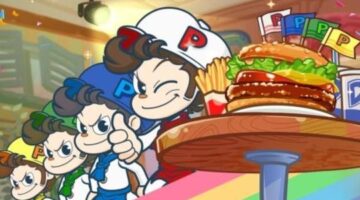 BurgerTime Party! details four-player multiplayer, stage gimmicks, and items