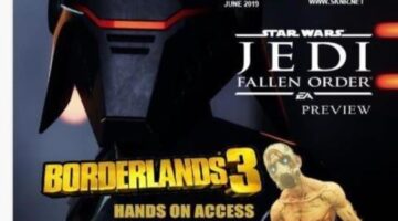 Borderlands 3 And Jedi: Fallen Order Magazine Cover