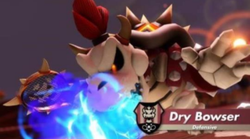 Dry Bowser is coming to Mario Tennis Aces this month – here’s a video of the old boney boy in action