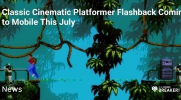 Classic Cinematic Platformer Flashback Coming to Mobile This July
