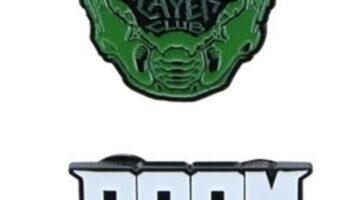 TOYNK Reveals DOOM Eternal Quakecon Pin Set