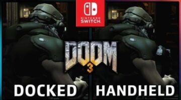 DOOM 3 | Docked VS Handheld | Graphics Comparison & Frame Rate Test on Switch