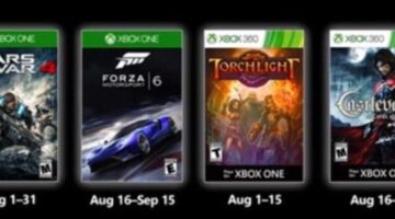Xbox Live Games With Gold For August 2019