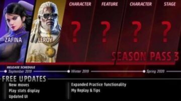 Tekken 7 Season Pass 3 announced featuring DLC characters Zafina and Leroy Smith