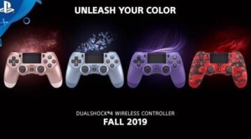 Sony announces Four New PS4 DualShock Colours