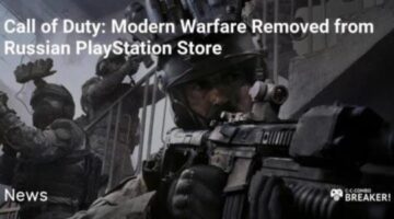 Call of Duty: Modern Warfare Removed from Russian PlayStation Store