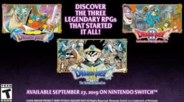 File sizes revealed for Switch versions of Dragon Quest, Dragon Quest II and Dragon Quest III