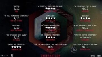 Voyeuristic space thriller Observation scoops up the BAFTA Scotland 2019 GAME Award