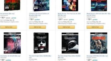 Amazon Buy 2 For $20 & Buy 2 For $30 4K UHD Movie Sale