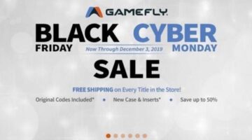 GameFly launches its Black Friday and Cyber Monday 2019 sale