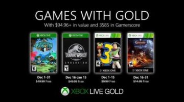 New Games with Gold for December 2019