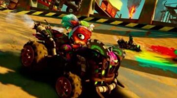 Crash Team Racing Nitro-Fueled Goes Mad Max in Rustland Grand Prix Trailer