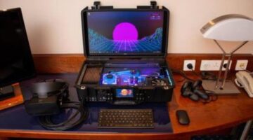 Nuclear Football In A Luggage Case? A Man Turned The Case Into Liquid Cooling Gaming PC