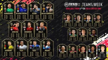 FIFA 20 Ultimate Team – Team of the Week (TOTW) #20 – 29th January 2020