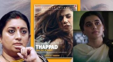 Thappad: Smriti Irani Gives Standing Ovation To the Trailer of Taapsee’s Upcoming Movie