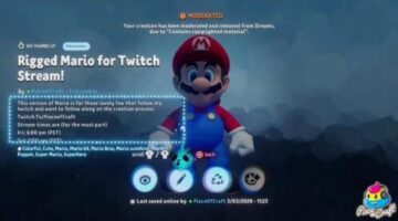 Sony going after Dreams creations that use Nintendo IP at the request of Nintendo