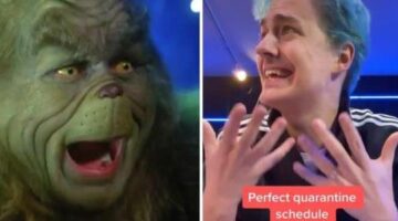 Ninja roasted for cringe Jim Carrey Grinch impression TikTok video