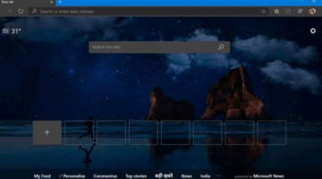 How to Set Custom Background in Microsoft Edge New Tab Page (Canary)