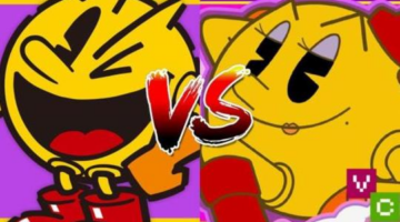 Namco’s famous couple compete – Pac-Man vs. Ms. Pac-Man