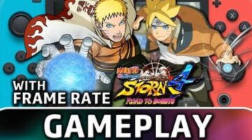 NARUTO SHIPPUDEN: Ultimate Ninja STORM 4 Road to Boruto | Nintendo Switch Gameplay & Frame Rate