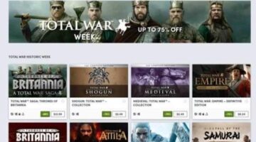 Total War games are on sale this week at Humble Store