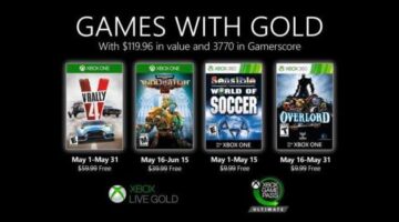 New Games with Gold for May 2020