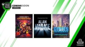 Coming Soon to Xbox Game Pass for Console: Alan Wake, Cities: Skylines, and Minecraft Dungeons