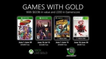 New Games with Gold for June 2020